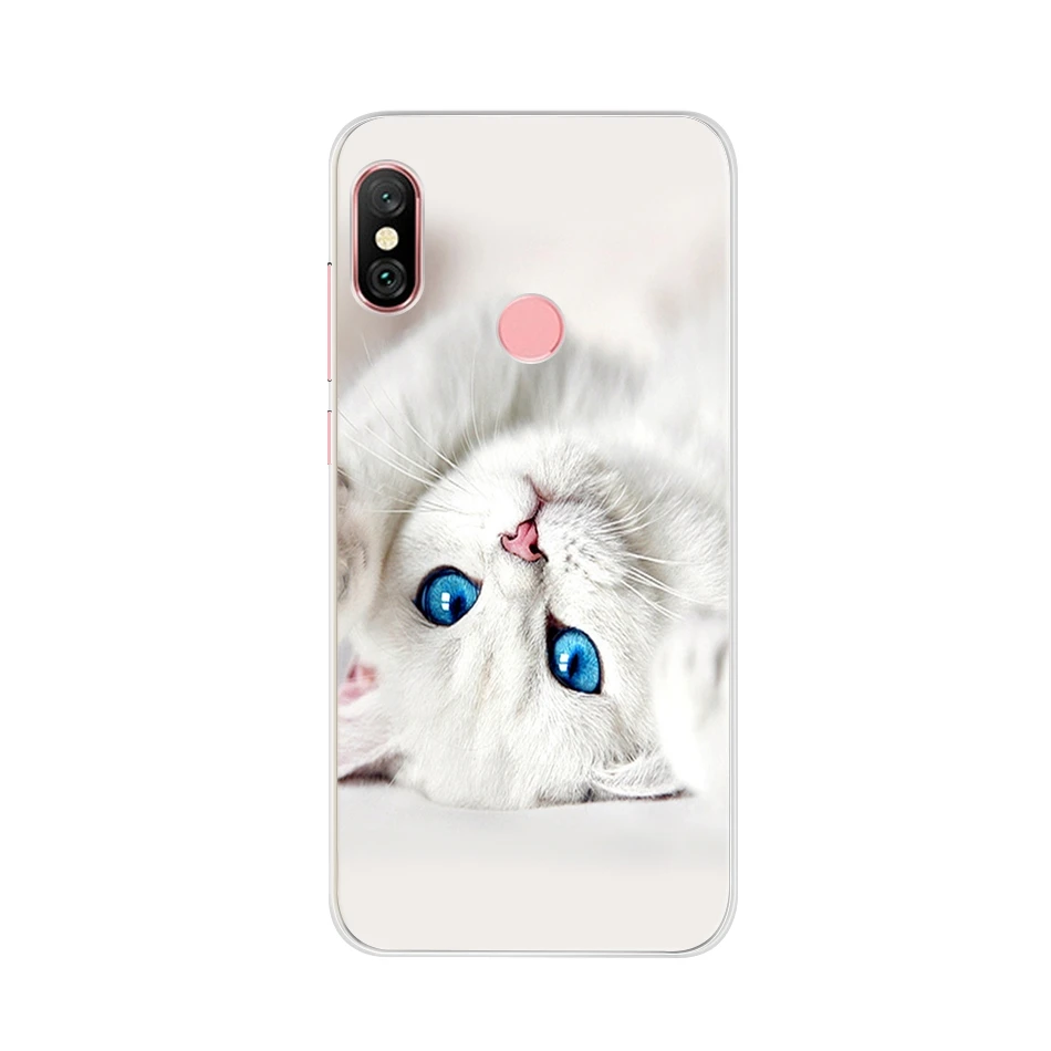 Мягкий чехол из ТПУ для Xiaomi Redmi Note 6 Note6 Pro Силиконовый Модный задней панели