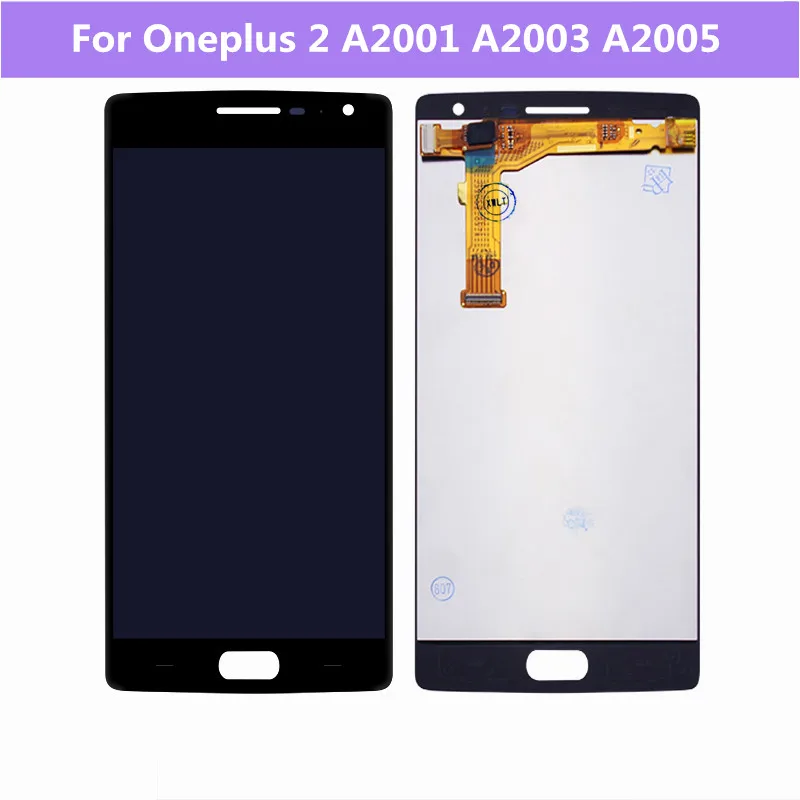ЖК-дисплей и кодирующий преобразователь сенсорного экрана в сборе для Oneplus 1+ A0001 A2001 A3000 A3010 A5000 A5010 A6000 A6010 ЖК-дисплей Экран для Oneplus 5/5 T