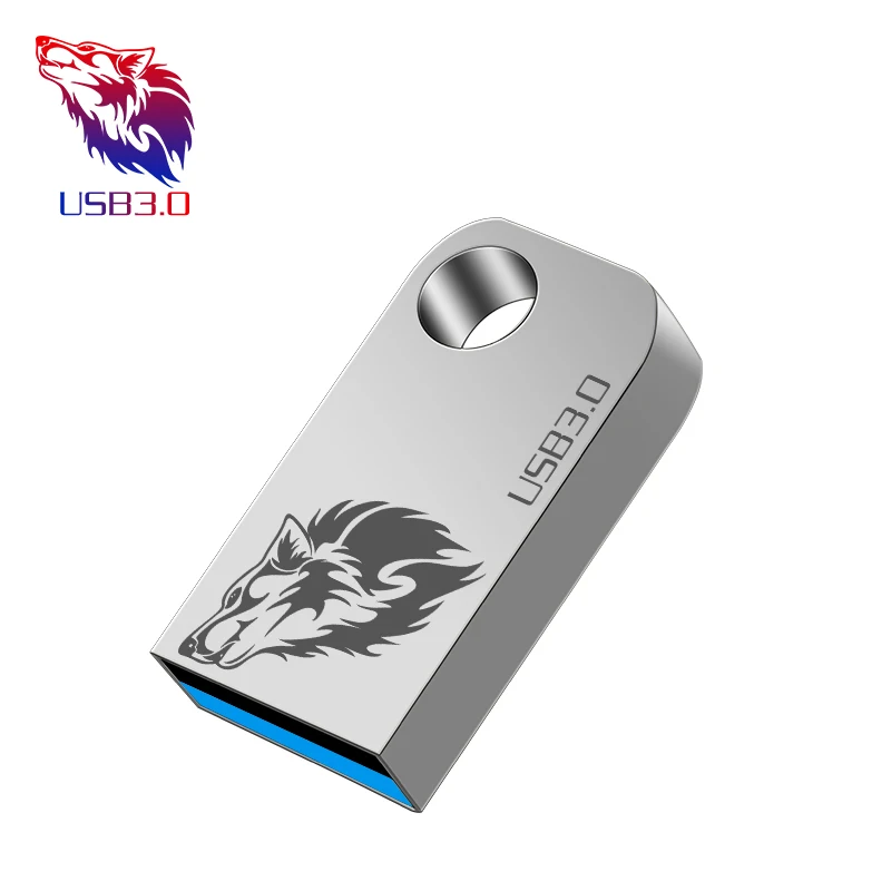 silver Мини USB 3,0 Флешка 8 ГБ 16 ГБ 32 ГБ мини металлическая высокоскоростная USB флешка 64 Гб USB флешка Водонепроницаемая реальная емкость - Цвет: silver