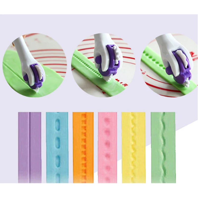 1 Набор фиолетовых роликовых режущих кружевных лент форма резак для украшения