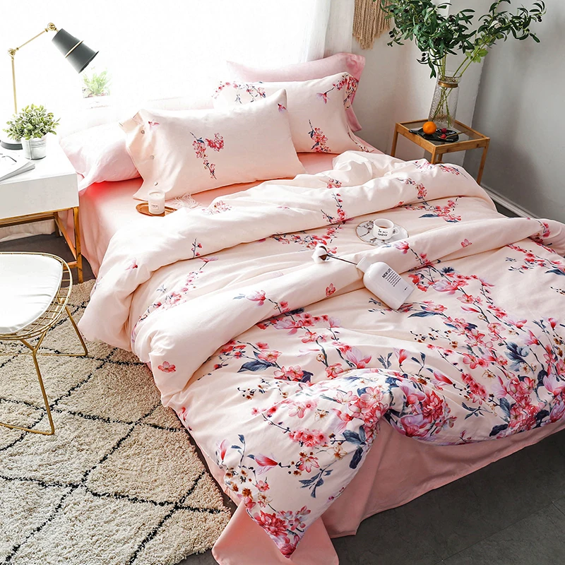 Модные комплекты постельного белья из египетского хлопка с изображением дерева