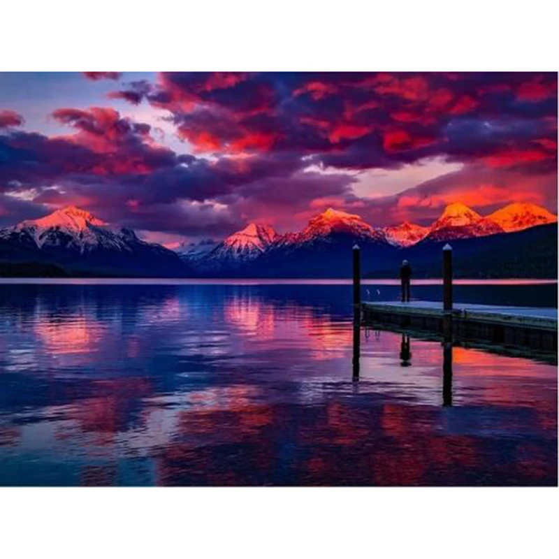 

Новый Бриллиантовая украшающая Картина Вышивка крестом пейзажной картины Стразы закат Париж Эйфелева башня Алмазная мозаика настенная ка...