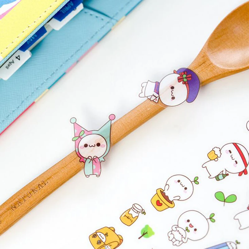 6 листов стикеры в виде милых мультяшных персонажей|stationery stationery|stationery cutestationery