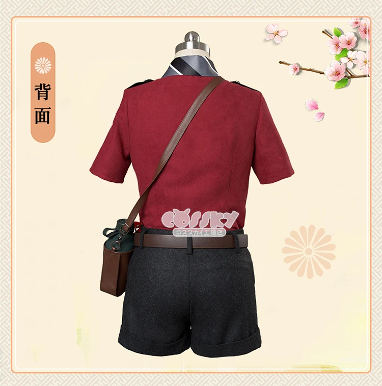 Аниме! Игра Touken Ranbu онлайн Hyuuga Masamune униформа косплей костюм летняя повседневная