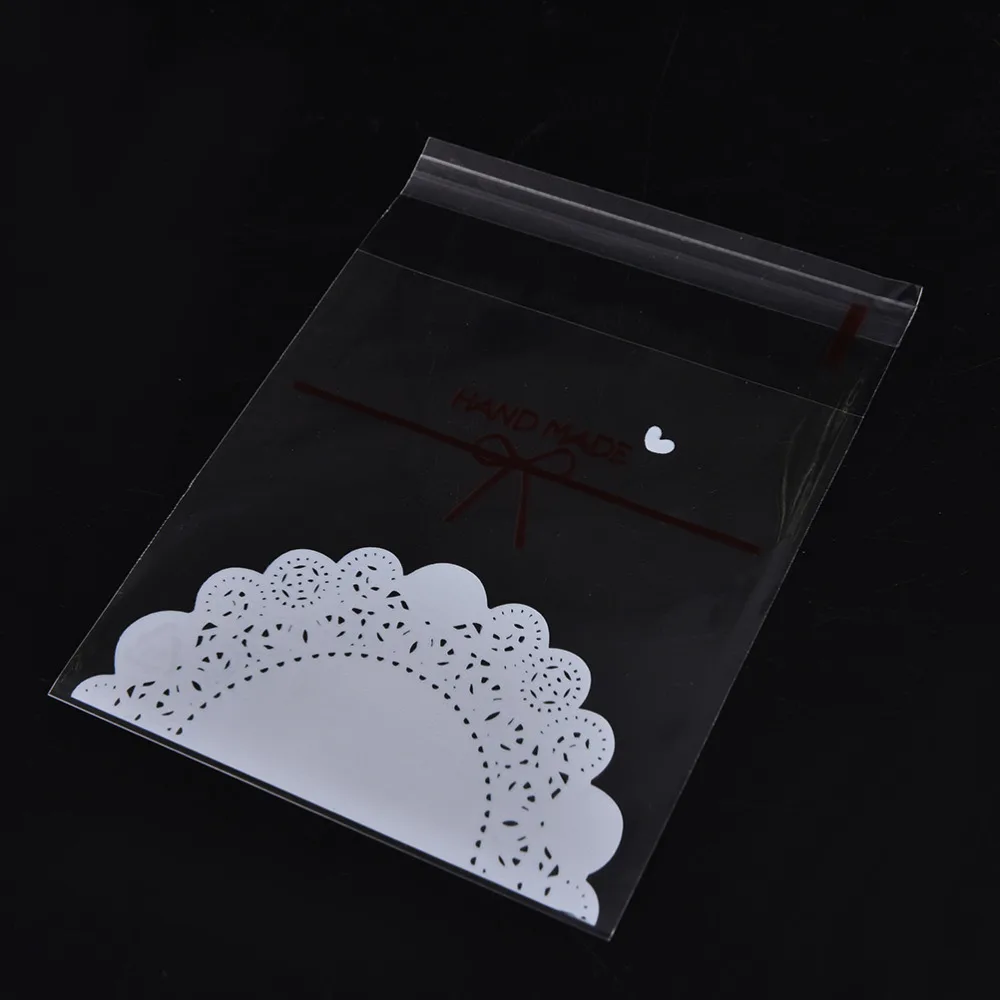 100 шт. кружевные самоклеящиеся пакеты для печенья 10 х11 см|coin bag|cute coin bagcute |