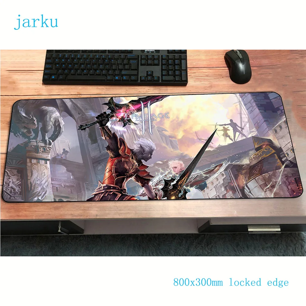 Lineage 2 коврик для мыши геймеров рождественские подарки 800x300x2 мм нетбука игровой