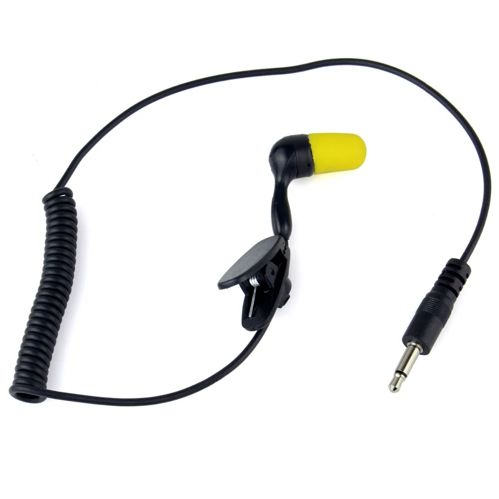 Spring Line Listen Only Receive Earpiece 3.5mm Mono Jack Unilateral Headset HT1000 HT1250 XTS5000 Straight | Спорт и развлечения