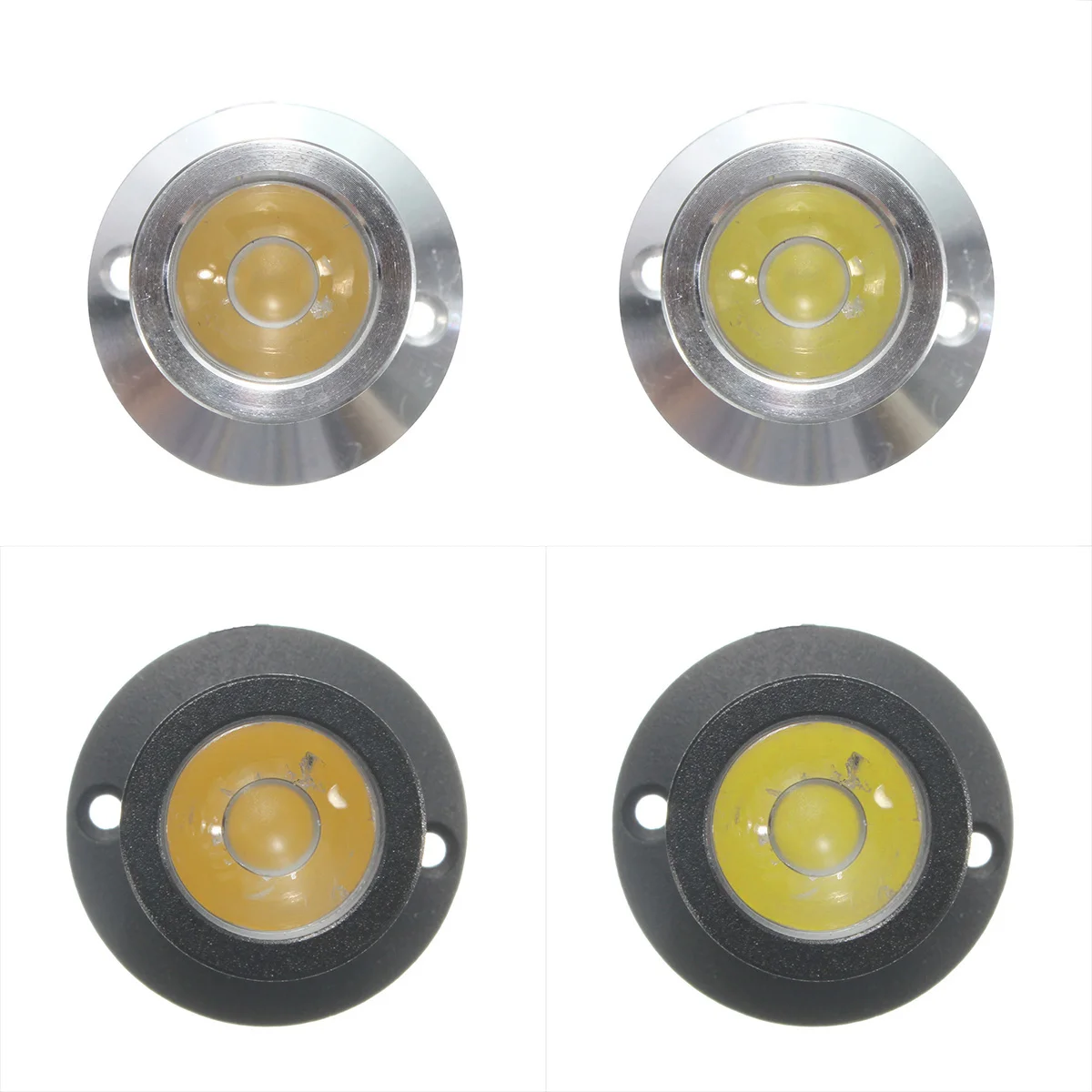 

1W Mini Jewelry Light Cabinet Lamp Aluminum Ceiling LED Spotlight Light Flood Lamp With Driver white Warm White AC85-265V