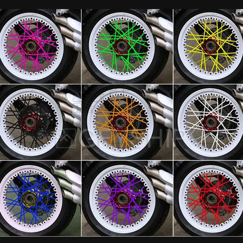 

Чехол на спицы колеса для мотоцикла, Кросса, питбайка, эндуро, для езды по бездорожью, для Yamaha Ducati KTM, Suzuki, Honda, Kymco, ATV