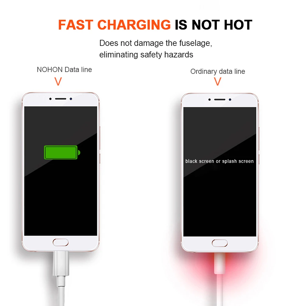 NOHON USB кабель для зарядки 8 Pin Освещение для iphone X XS MAX XR Синхронизация данных Быстрая зарядка длинный кабель 1 м 3 м для iphone 8 7 6S 5 Plus