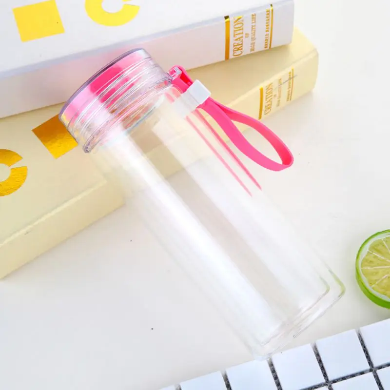 Корейский стиль 360 мл фруктовый двухэтажный стеклянный флакон для воды my Candy botella