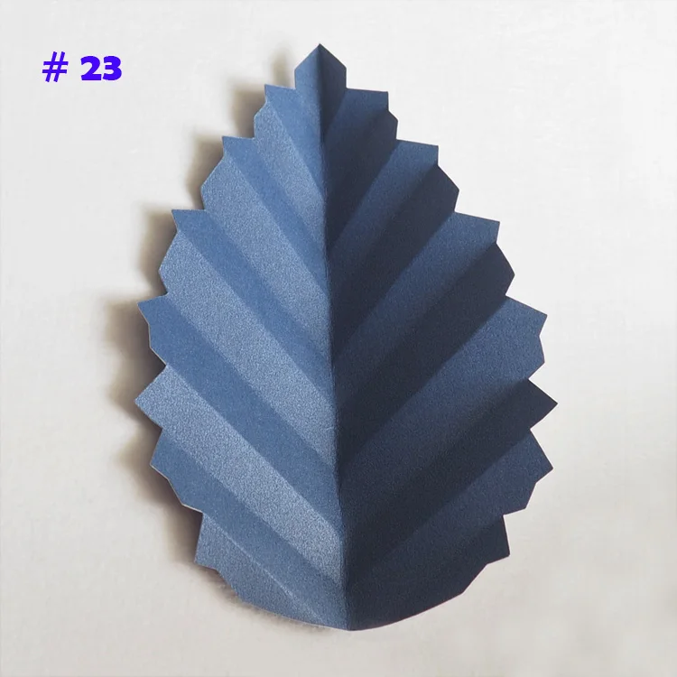 No 23 DIY искусственный бумажный цветок оставьте гигантские бумажные листья розы для свадебной вечеринки декор детский душ свадебный душ Декорации - Цвет: No 23