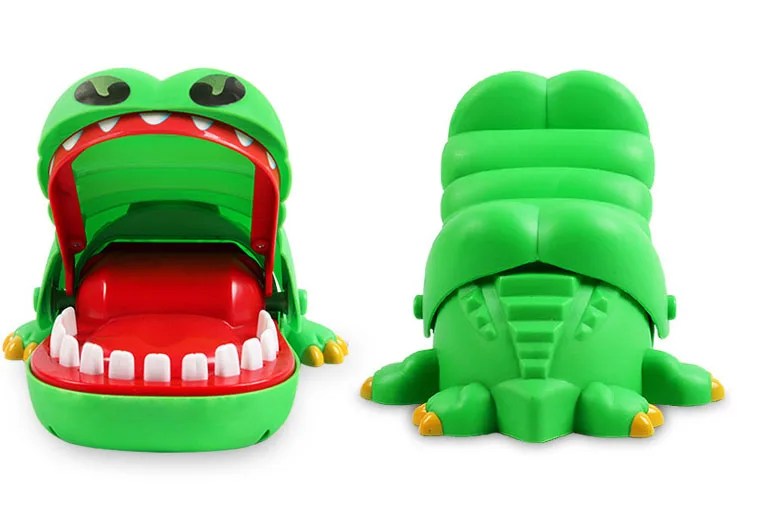 Лидер продаж 1 шт. Творческий розыгрыши рот зуб аллигатора вручную детская Семья