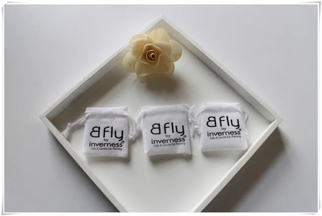 Белая бархатная сумка с золотым логотипом бархатные подарочные сумочки для