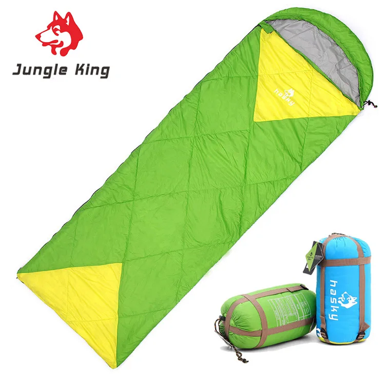 Jungle King Новинка 2017 весенние легкие спальные мешки Сумка для кемпинга скалолазания