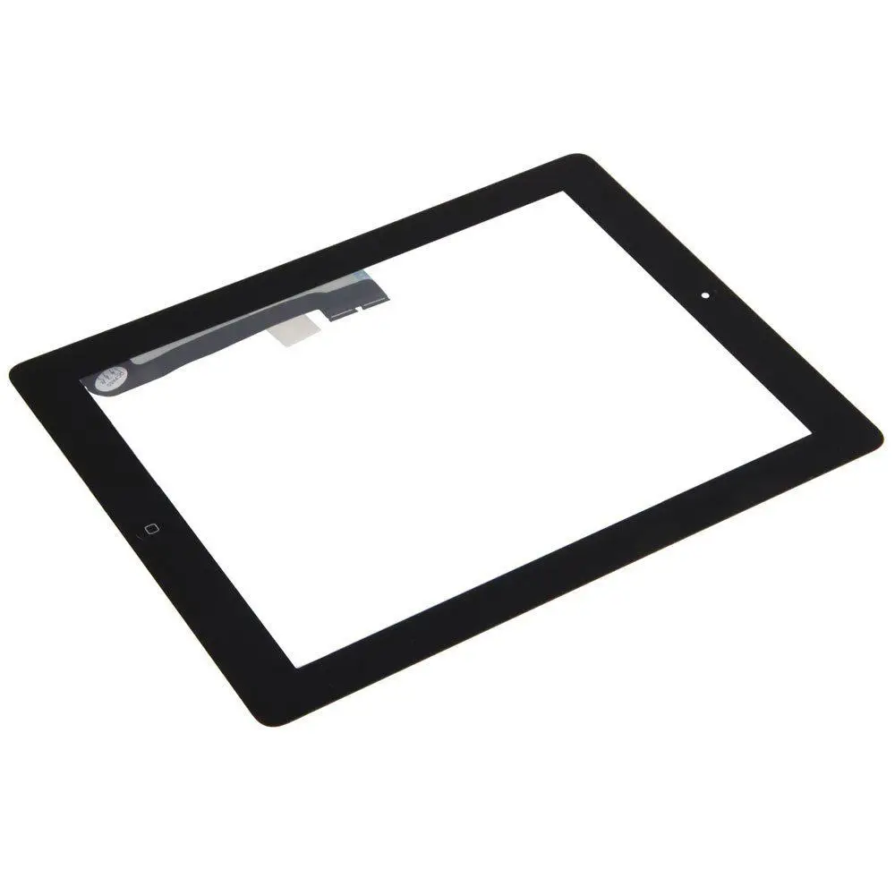 Сенсорное стекло дигитайзера для iPad 3 с сенсорной кнопкой, клеевой лентой и креплением A1416 A1403 A1430.