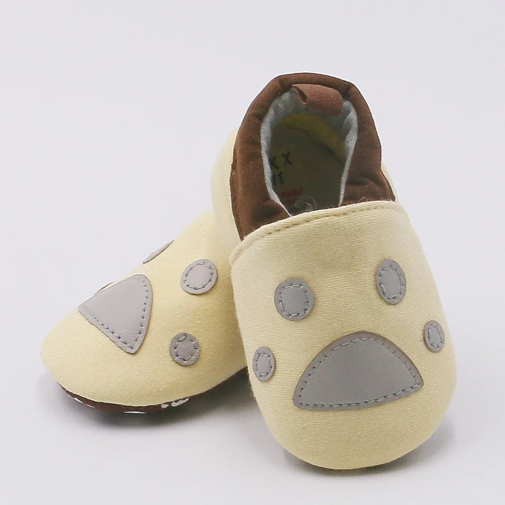 Первые ходунки CartoonShoes Bebe мокасины для малышей 0-24 м нескользящая Мягкая подошва обувь для маленьких мальчиков и девочек
