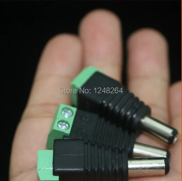 20 шт. Женский Мужской DC кабель питания разъем 5.5mmX2.5mm подключения для 5050 3528