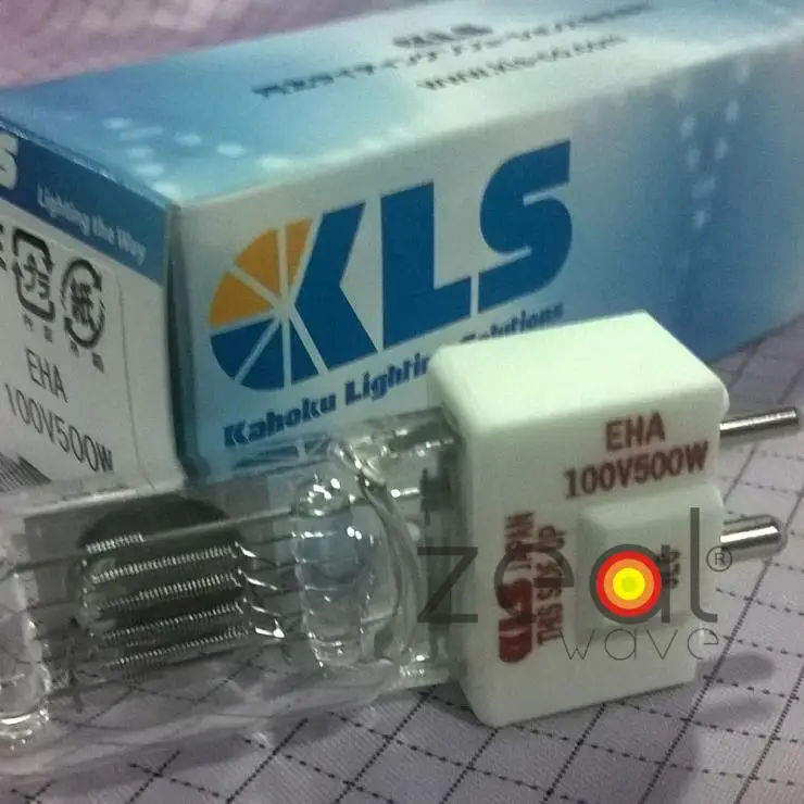 

KLS EHA 100V500W Japan Halogen Bulb Machine Tool Light,OHP Projector,100V 500W Line Voltage Projection Lamp Free Tracking