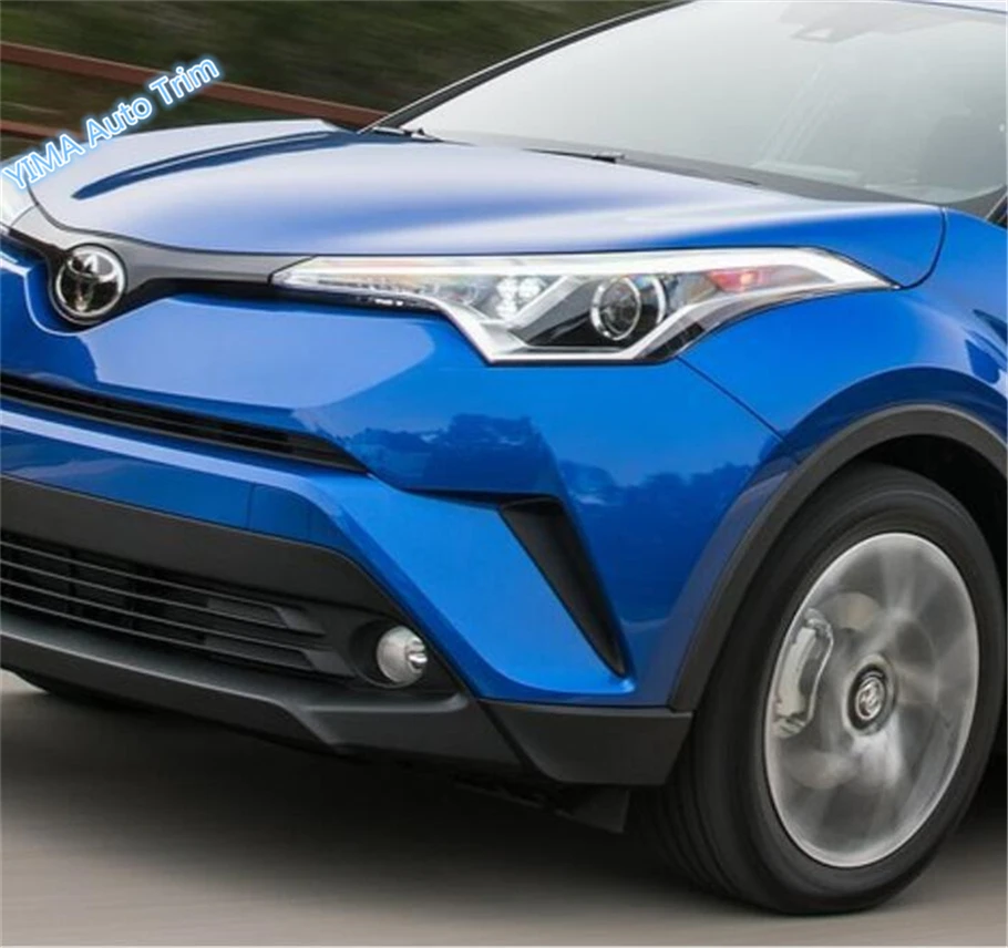 

Lapetus Car Styling Front Face Fog Lights Foglight Lamp Decor Ring Cover Trim 2 Pcs Fit For Toyota C-HR CHR 2016 2017 2018 2019