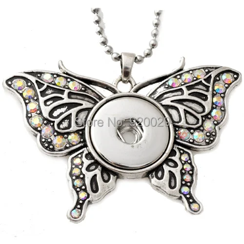 Ювелирное украшение. Кулон бабочка-кнопка 18 мм. | Украшения и аксессуары