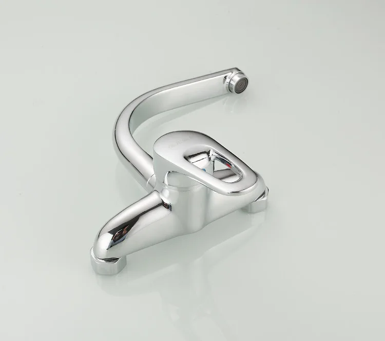 Бесплатная доставка смеситель для кухни с двумя отверстиями высокое качество