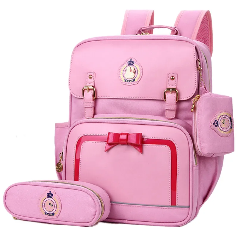 

School Bags children backpacks For kid girls Lightweight waterproof school bags child orthopedics schoolbags 3pcs/set mochilas