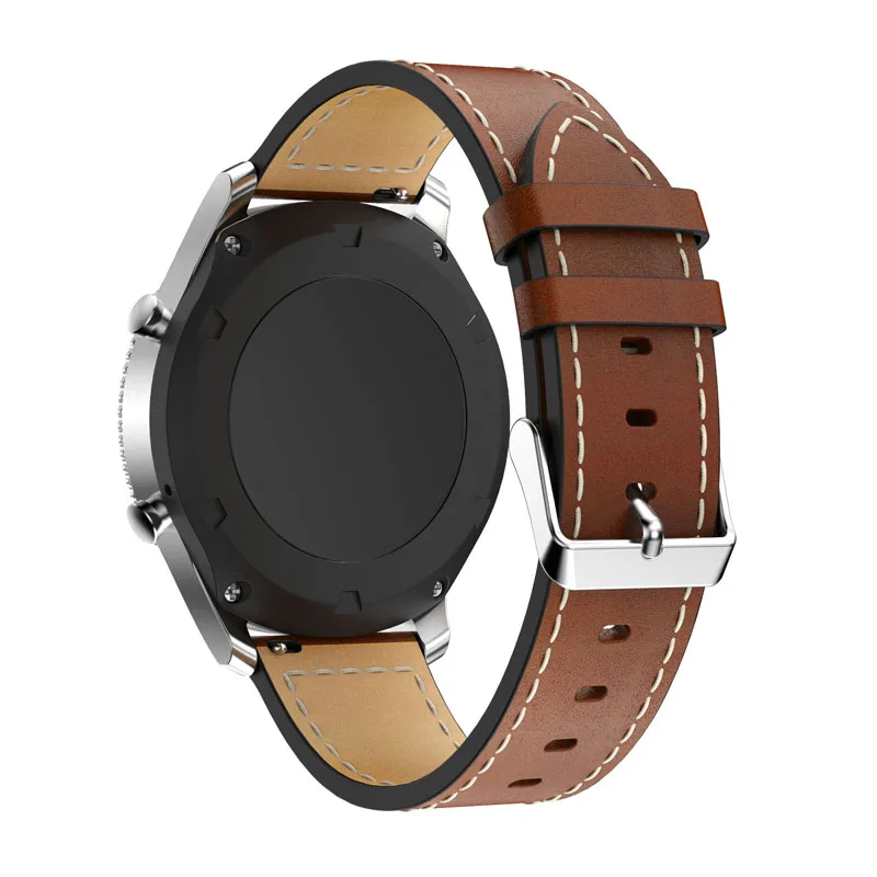 Ремешок для часов Samsung Gear S3 Classic Frontier ремешок из натуральной кожи 22 мм со стальной