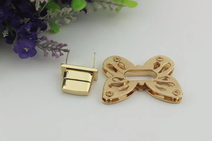 5Pcs new Women Bag Lock Mortise Metal Twist Turn Snap Buckles Clasps Closure DIY Hardware Accessories | Дом и сад
