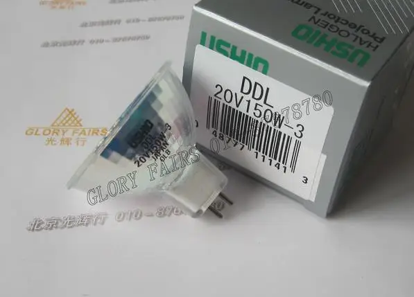USHIO DDL 20V150W 3 Лампа для проектора 20 в 150 Вт галогенная лампа OLYMPUS микроскоп источник