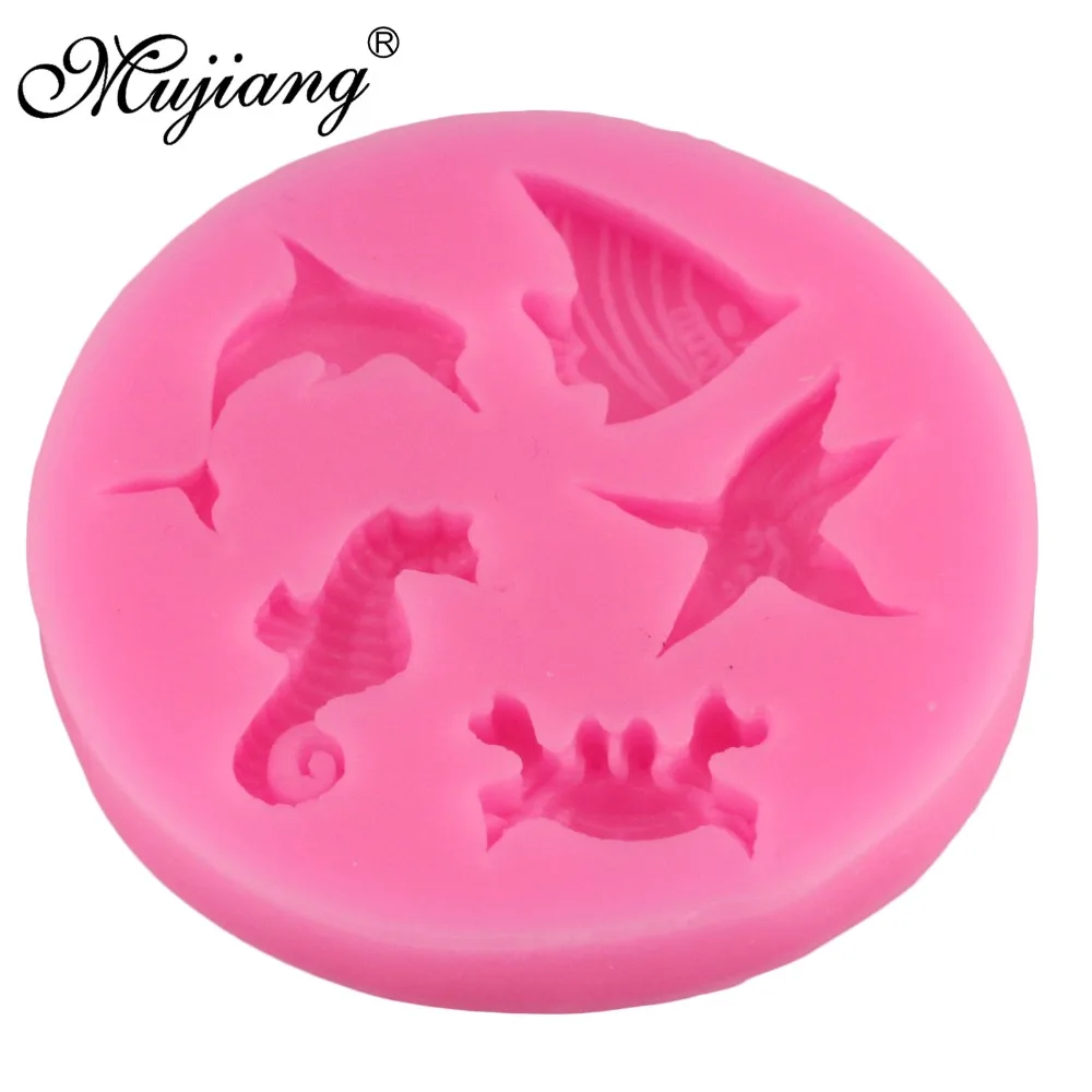 Силиконовые формы для выпечки тортов с морскими животными сделай сам