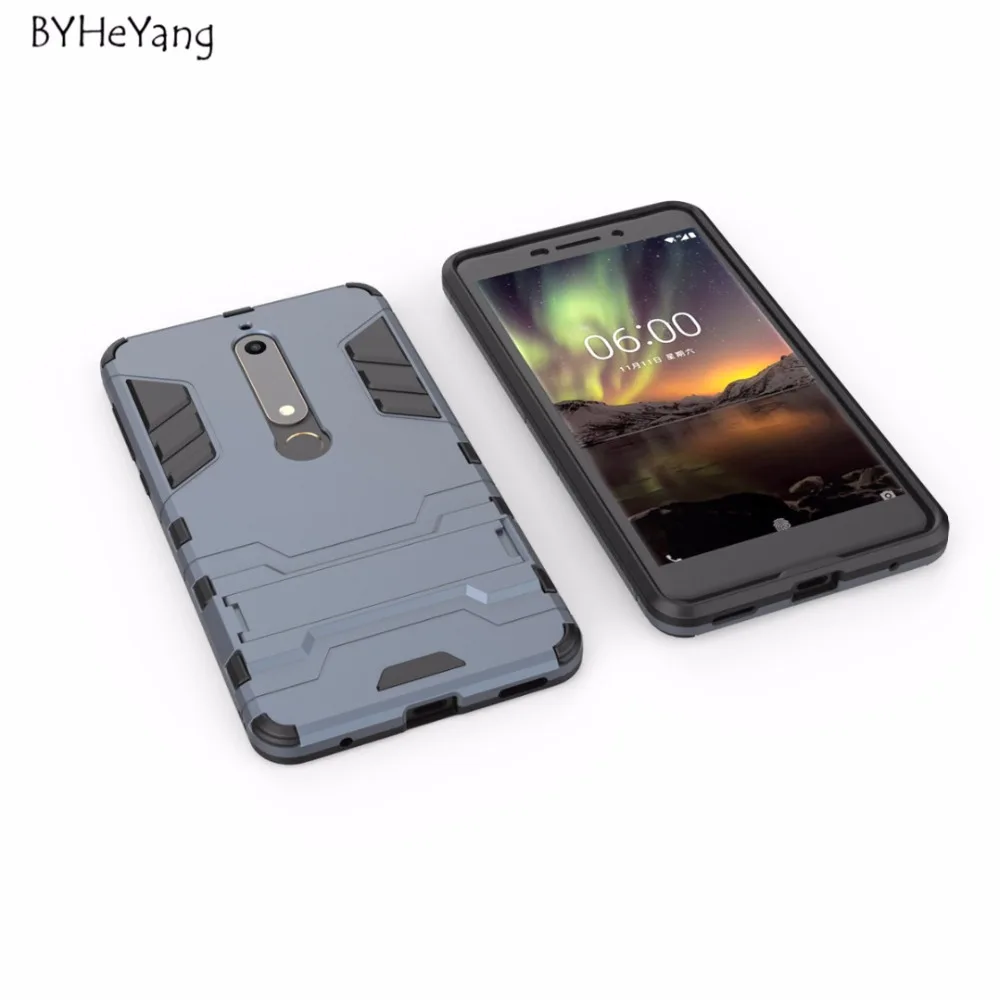 Для Nokia 6 1 чехол для 2018 силиконовый + ТПУ задняя крышка телефона TA-1068 TA-1050 TA-1043 TA-1016 |