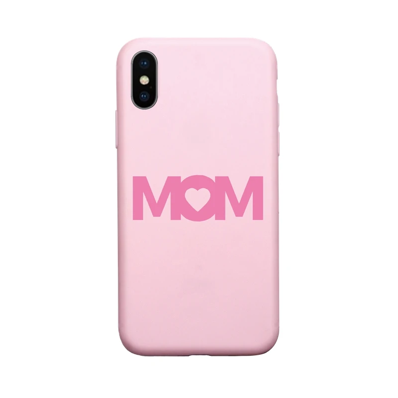 Классный мягкий чехол для телефона для iPhone 11Pro Max 7 8 Plus 6 6S Plus 5 SE X XS Max XR Phone MOM BOSS HONEY Cover Fundas Coque Shell