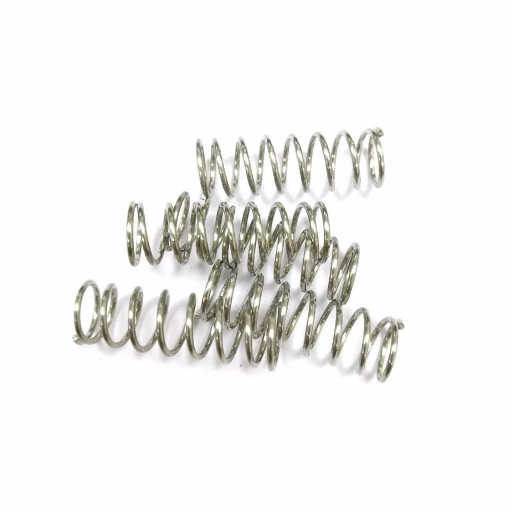10pcs stainless steel compression spring Y shape extension springs rustproof electrical 1*8mm | Springs
