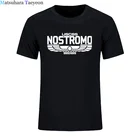 Футболка мужская с принтом ноздро, хлопок, короткий рукав, повседневная одежда