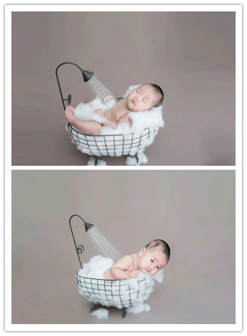 Железная корзина для душа с ванной, новинка, реквизит для фотосъемки новорожденных, студийный реквизит для фотосъемки от AliExpress RU&CIS NEW