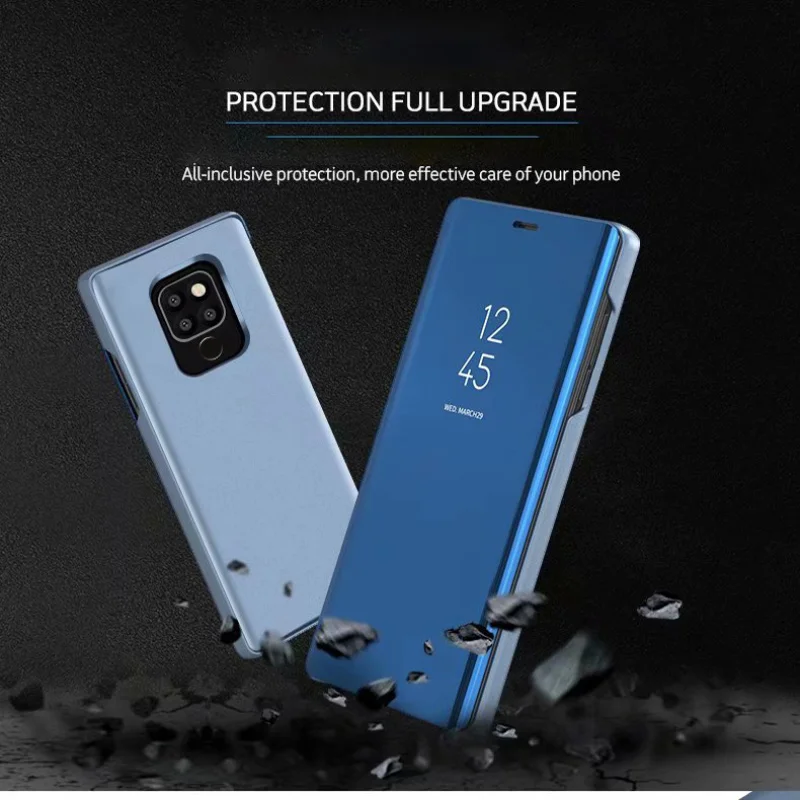 Smart Clear View Mirror Case For Huawei Honor 20i 10 P20 lite Mate 20 pro P10 Plus P30 P8 P9 2017 Nova 3i Shell Flip Stand Cover |