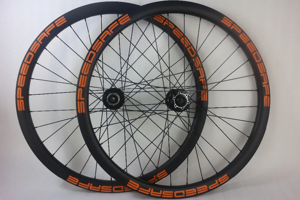 650B MTB DH Горные Углеродные колеса для горного велосипеда 40 мм ассиметричный 30