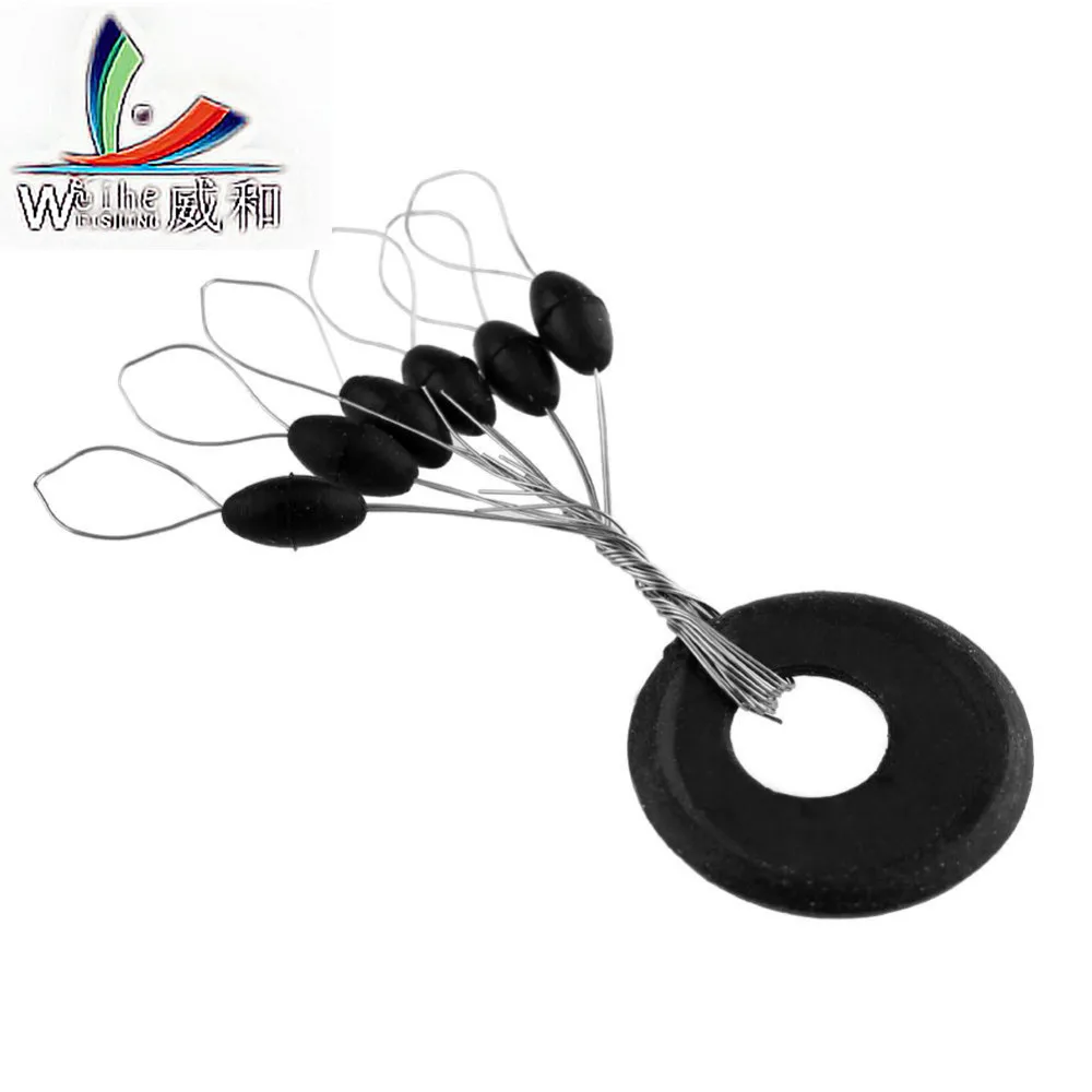 100 Group 600 Pcs Plastic Resistance Oval Space Bean Float So As Not To Damage Floating Rubber Retainer Fishing Accessories | Спорт и