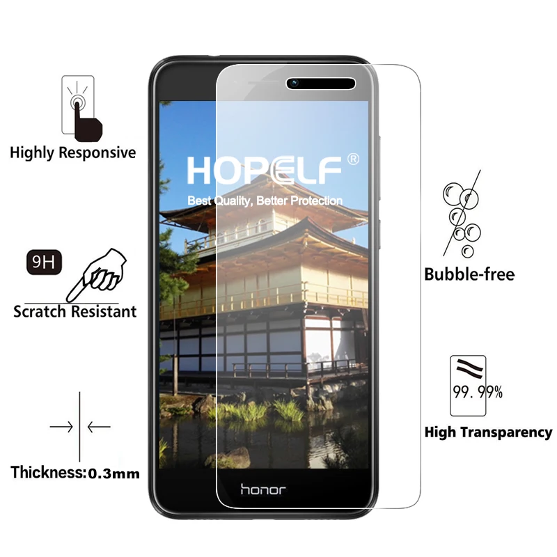 Tempered Glass for Huawei Honor 8 Lite Screen Protector 9H 2.5D Phone Protective | Мобильные телефоны и аксессуары