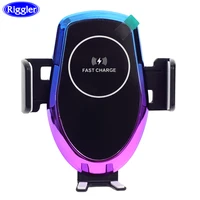 qi fast wireless charger car 15w phone holder foriphone 11pro 11 xs xr x forhuawei mate30pro p30pro