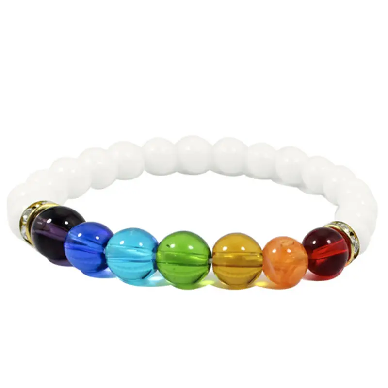 Новое поступление матовые стеклянные бусины 7 чакр восстанавливающие баланс