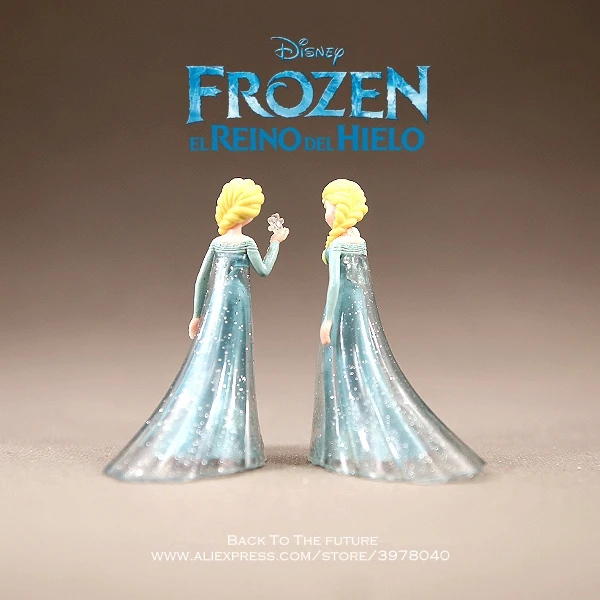 Disney Frozen Эльза Принцесса 7 см мини кукла фигурка осанка аниме украшение коллекция