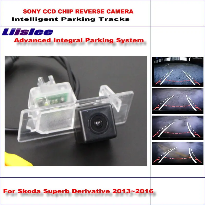

Автомобильная камера заднего вида для Skoda Superb, 2013, 2014, 2015, 2016, парковочная интеллектуальная динамическая траектория