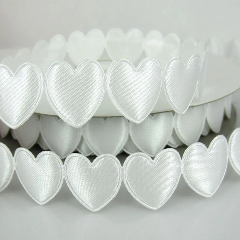 1 рулон 20 ярдов белая ткань соединить сердце Мягкий войлок аппликация для