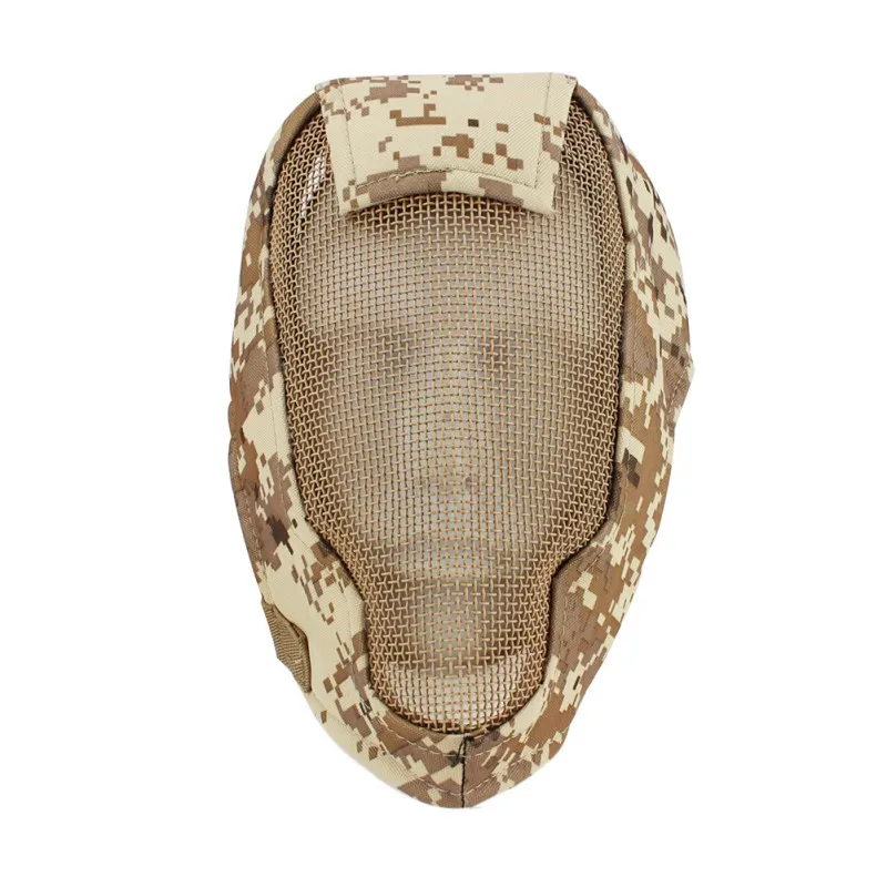 

Tactical Full Face Mask Metal Net Mesh Military Cover Slingshot for Army Outdoor Paintball Cosplay Gun Game Airsoft Accessories