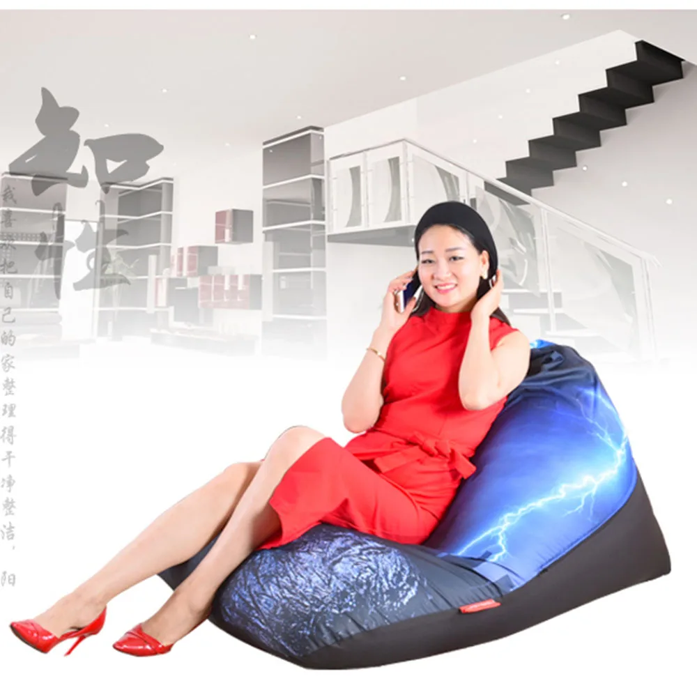 LEVMOON Beanbag кресло для дивана мягкое сиденье Zac комфортная сумка кровати без