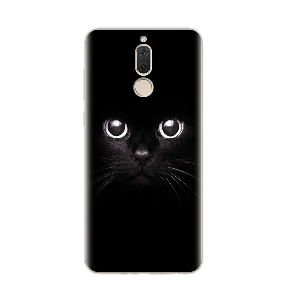 huawei mate 10 lite Case Silicon Cat Painting Soft TPU Back Cover for 5.9&quot fitted shell |