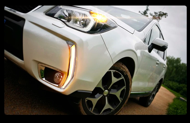 

eOsuns LED daytime running light DRL for subaru forester 2013-2015, with wireless switch and yellow turn signal