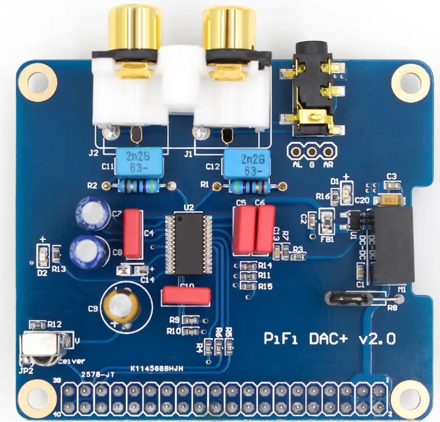 Raspberry pi 2 HIFI DAC I2S интерфейс специальный Аудио Звуковая карта модульная raspberry B + pi2